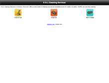 Tablet Screenshot of kandlcleaningservices.net